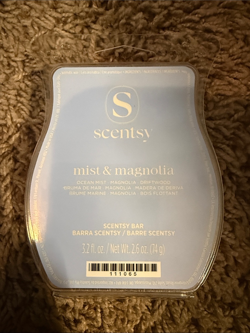 Scentsy Mist & Magnolia Wax Bar